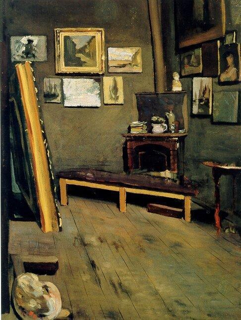 Frederic Bazille Studio of the Rue Visconti